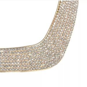 Jewel-Encrusted Choker Colorful Collar